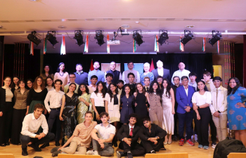 Meeting during the Hungarian-Indian Student Exchange Program - St. Emeric Cistercian Secondary Grammar School, Piarist Secondary Grammar School, St. Angela Franciscan Secondary Grammar School (Budapest), and St. Xaver’s College (Mumbai) on 16 May 2025 at ASCC